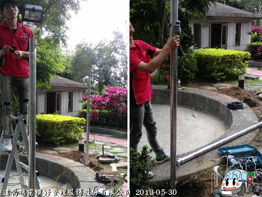 左邊這張有沒有發現玄機阿？燈具可是可以三百六十度調整角度的唷